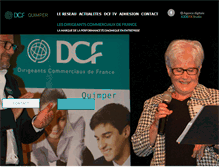 Tablet Screenshot of dcf-quimper.com